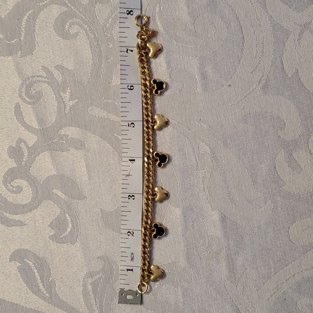 Girl's Disney Mickey Mouse Bracelet 7 3/4 inches - Picture 2 of 5